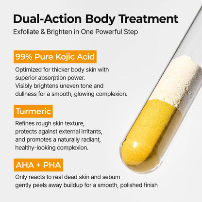 Kojic Acid Turmeric Exfoliating Body Spray